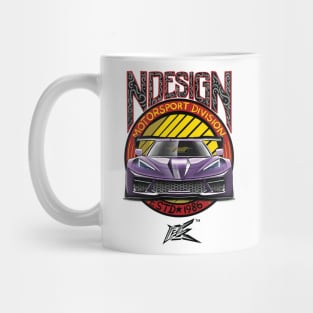 corvette c8 stingray widebody purple Mug